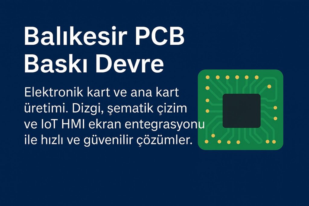 Balıkesir PCB Baskı Devre ve Elektronik Kart Tasarımı