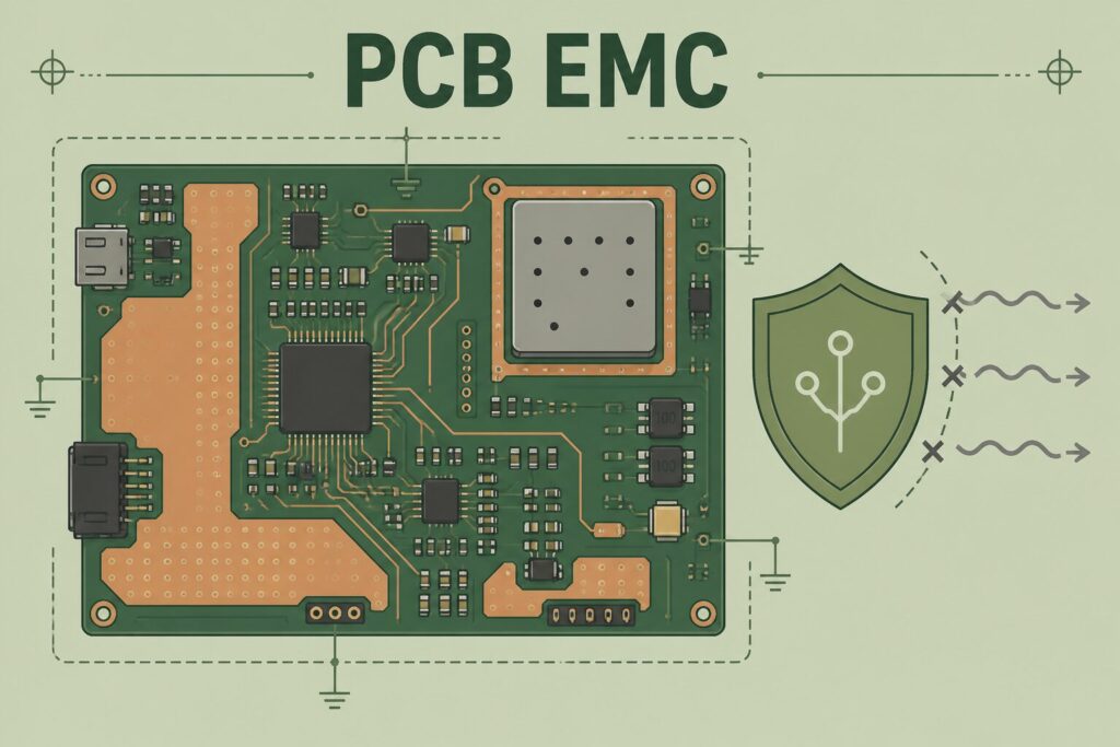 PCB-EMC-Konstruktion: Rausch- und Störkontrolle auf industriellen Leiterplatten