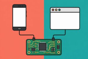 mobile app vs web panel