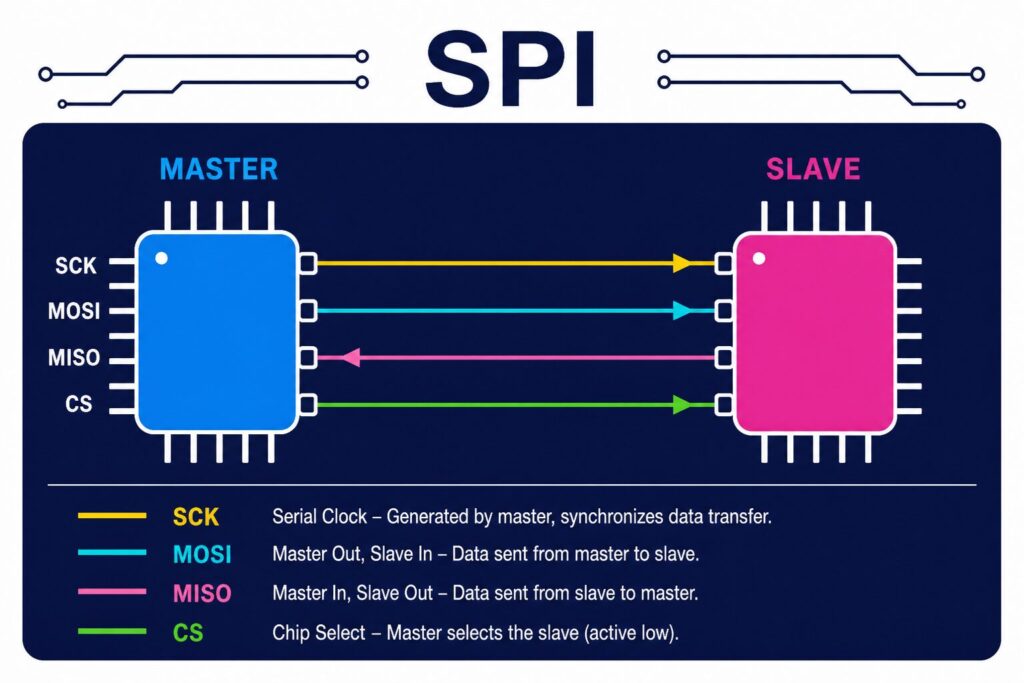 SPI-Protokoll: Hochgeschwindigkeits-Seriendatenübertragung in Embedded-Systemen