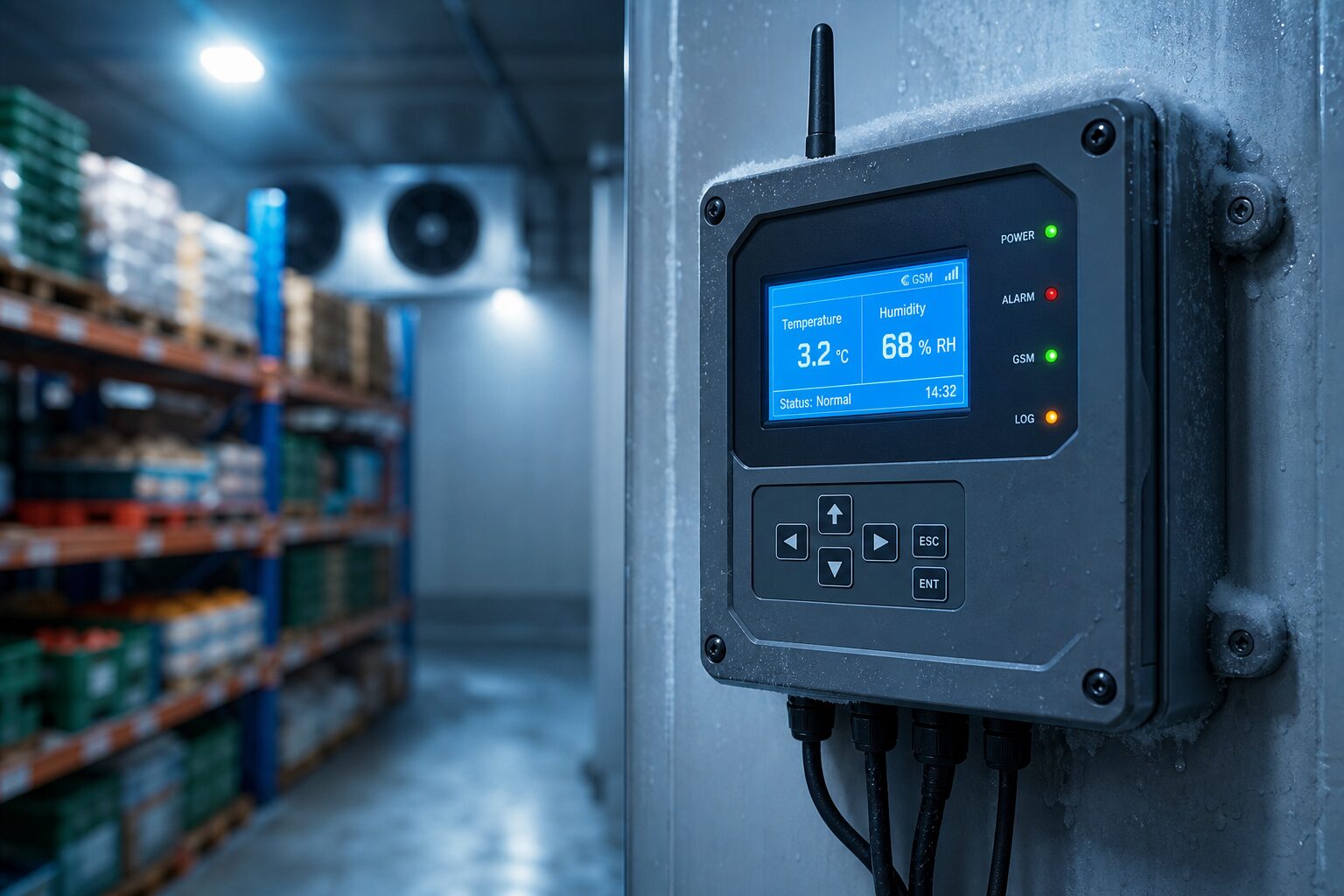 GSM Tabanlı Soğuk Zincir Depo İzleme Paneli