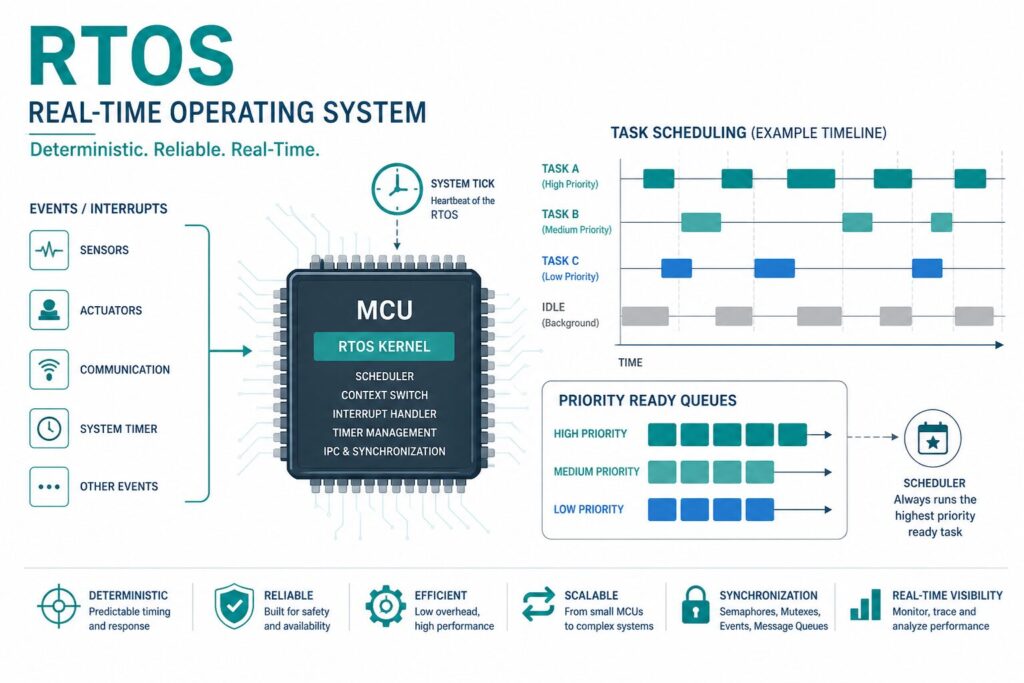 What Is an RTOS? Real-Time Operating System in Embedded Systems